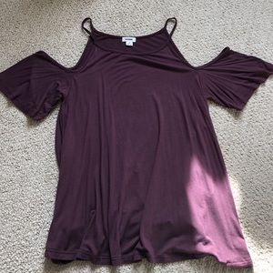 Garage Off the Shoulder Top